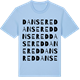 Blue Soul t-shirt med Dansered ordlek t-shirt