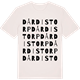 Vintage White t-shirt med Dårdistorp ordlek t-shirt