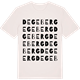 Vintage White t-shirt med Degeberg ordlek t-shirt