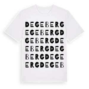 Degeberg ordlek t-shirt – ekologisk bomull t-shirt från Pinshirt