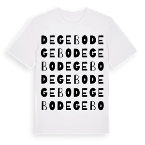 Degebo ordlek t-shirt – ekologisk bomull t-shirt från Pinshirt