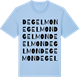 Blue Soul t-shirt med Degelmon ordlek t-shirt