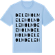 Blue Soul t-shirt med Deleholm ordlek t-shirt