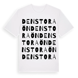 Den stora ön ordlek t-shirt – ekologisk bomull t-shirt från Pinshirt