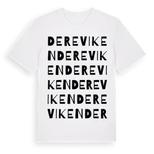 Dereviken ordlek t-shirt – ekologisk bomull t-shirt från Pinshirt
