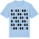 Blue Soul t-shirt med Digrid ordlek t-shirt