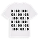 Digrid ordlek t-shirt