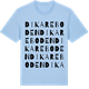 Blue Soul t-shirt med Dikareboden ordlek t-shirt