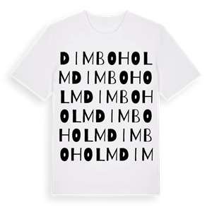 Dimboholm ordlek t-shirt – ekologisk bomull t-shirt från Pinshirt