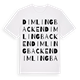 Dimlingbacken ordlek t-shirt