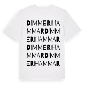Dimmerhammar ordlek t-shirt – ekologisk bomull t-shirt från Pinshirt