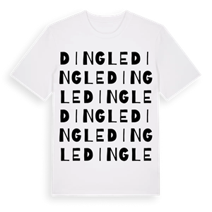 Dingle ordlek t-shirt – ekologisk bomull t-shirt från Pinshirt