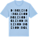 Blue Soul t-shirt med Dinglebo ordlek t-shirt