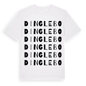 Dinglebo ordlek t-shirt – ekologisk bomull t-shirt från Pinshirt