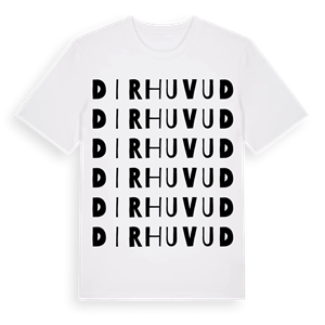 Dirhuvud ordlek t-shirt – ekologisk bomull t-shirt från Pinshirt