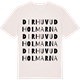 Vintage White t-shirt med Dirhuvudholmarna ordlek t-shirt