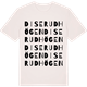 Vintage White t-shirt med Diserudhögen ordlek t-shirt