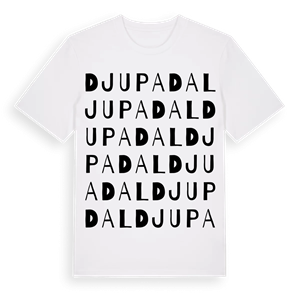 Djupadal ordlek t-shirt – ekologisk bomull t-shirt från Pinshirt