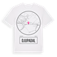 White t-shirt med Djupadal t-shirt
