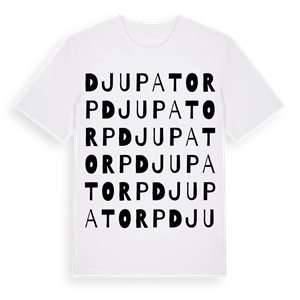 Djupatorp ordlek t-shirt – ekologisk bomull t-shirt från Pinshirt