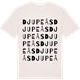 Vintage White t-shirt med Djupeås ordlek t-shirt