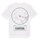 White t-shirt med Djupedal t-shirt