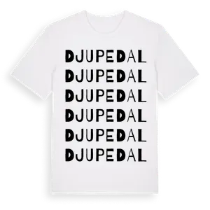Djupedal ordlek t-shirt – ekologisk bomull t-shirt från Pinshirt