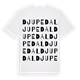 Djupedal ordlek t-shirt