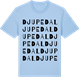 Blue Soul t-shirt med Djupedal ordlek t-shirt