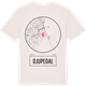 Vintage White t-shirt med Djupedal t-shirt