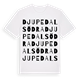 Djupedal Södra ordlek t-shirt