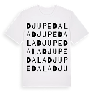 Djupedala ordlek t-shirt – ekologisk bomull t-shirt från Pinshirt