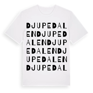 Djupedalen ordlek t-shirt – ekologisk bomull t-shirt från PinShirt
