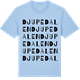 Blue Soul t-shirt med Djupedalen ordlek t-shirt