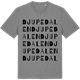 Mid Heather Gray t-shirt med Djupedalen ordlek t-shirt