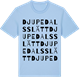 Blue Soul t-shirt med Djupedalsslätt ordlek t-shirt