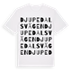 Djupedalsvägen ordlek t-shirt