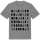 Mid Heather Gray t-shirt med Djurabron ordlek t-shirt