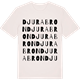Vintage White t-shirt med Djurabron ordlek t-shirt