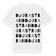 Djurastrand ordlek t-shirt