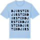 Blue Soul t-shirt med Djursten ordlek t-shirt