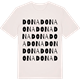 Vintage White t-shirt med Dona ordlek t-shirt