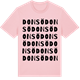 Pink Cotton t-shirt med Donsö ordlek t-shirt