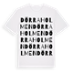 Dörraholmen ordlek t-shirt