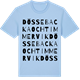 Blue Soul t-shirt med Dössebacka och Timmervik ordlek t-shirt