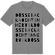 Mid Heather Gray t-shirt med Dössebacka och Timmervik ordlek t-shirt