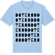 Blue Soul t-shirt med Doterod ordlek t-shirt