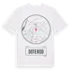 White t-shirt med Doterod t-shirt