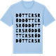 Blue Soul t-shirt med Döttersröd ordlek t-shirt