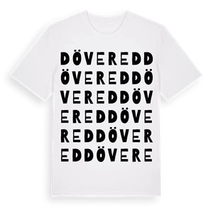 Dövered ordlek t-shirt – ekologisk bomull t-shirt från Pinshirt